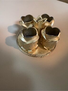 Vintage Avon Golden Vanity Lipstick Holder
